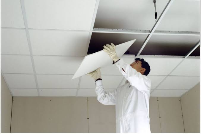 Galvanised Grid False Ceiling