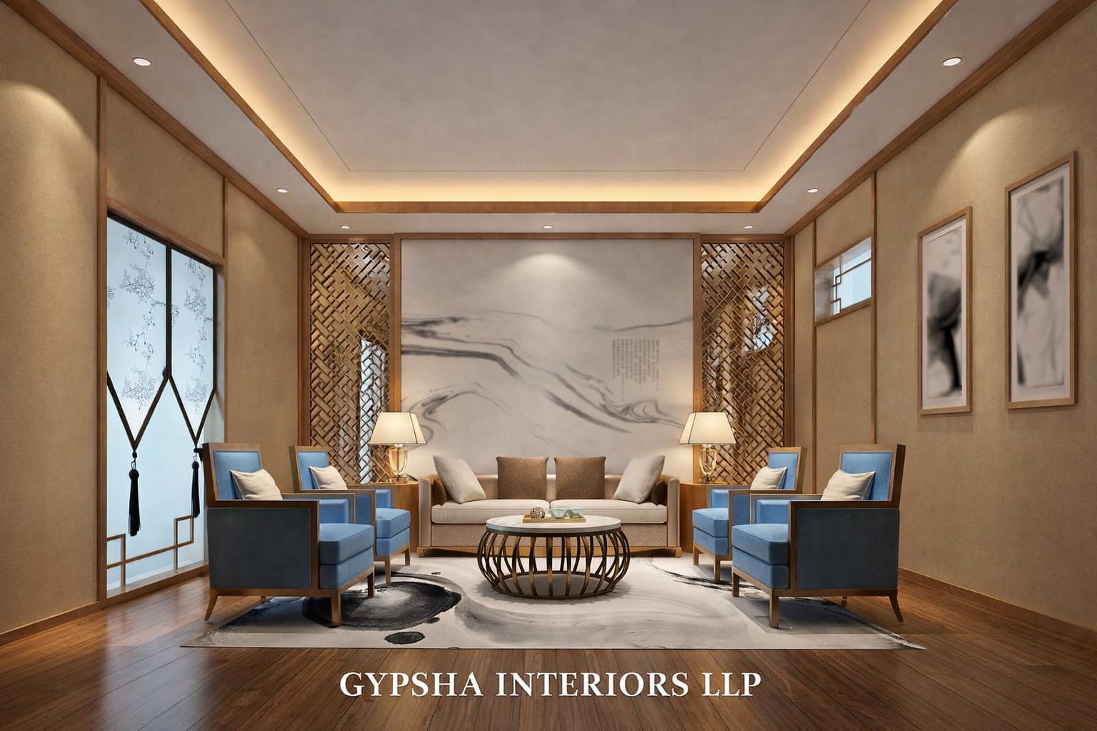 Living False Ceiling 1