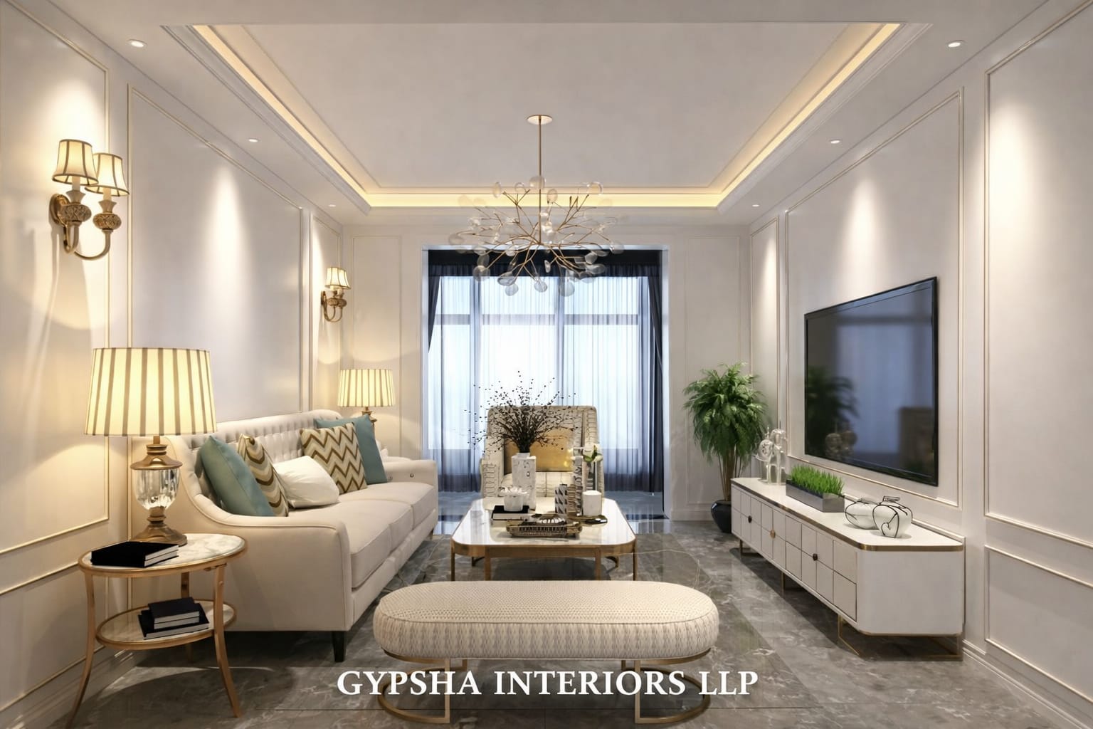 Living False Ceiling 4